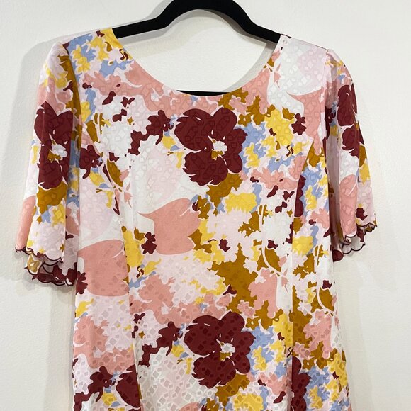 New Sézane 100% Silk Faustine Floral Mini Dress 40, 8 - Picture 5 of 8